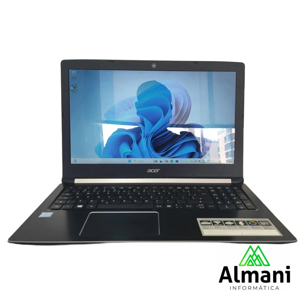 NOTEBOOK ACER ASPIRE A515-51 CORE I5 7200U SSD 250 GB 12 GB RAM - WIN11 PRO