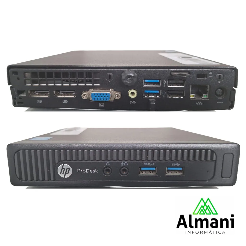 DESKTOP HP PRODESK 600 G1 CORE I7 4785T SSD 240 GB 8 GB RAM - WIN10 PRO - MICRO