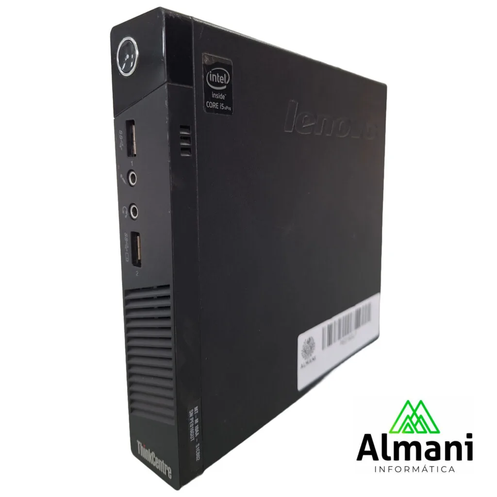 DESKTOP LENOVO M93P CORE I5 4570T SSD 256 GB 8 GB RAM - WIN10 PRO - MICRO