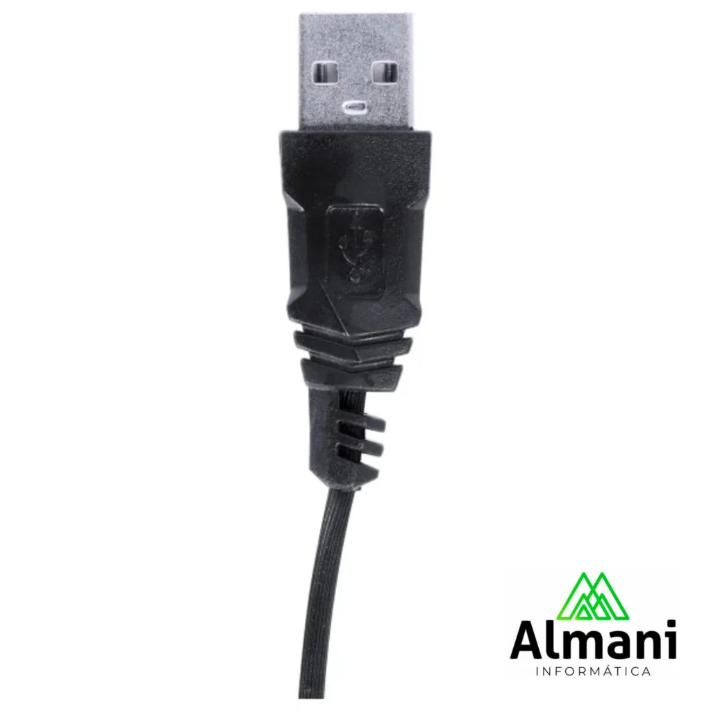 TECLADO GAMER SHIELD ABNT2 MULTIMIDIA LED AZUL 1.8 METROS USB TOPO EM METAL SENSACAO MECANICA - GT600