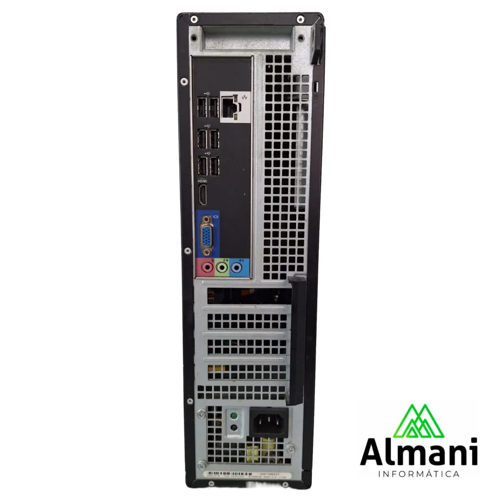 DESKTOP DELL OPTIPLEX 390 CORE I3 2100 SSD 512 GB 4 GB RAM - WIN10 PRO - SFF