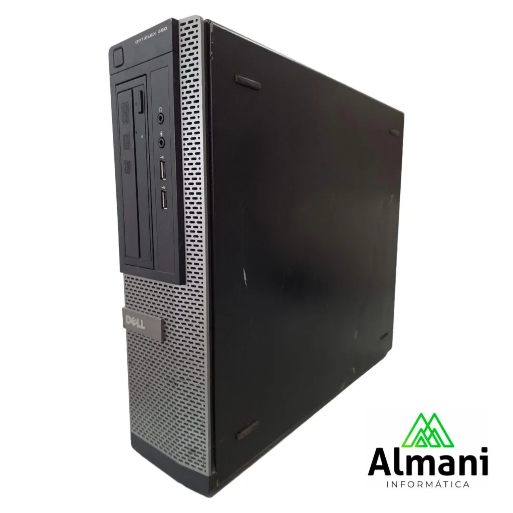 DESKTOP DELL OPTIPLEX 390 CORE I3 2100 SSD 512 GB 4 GB RAM - WIN10 PRO - SFF