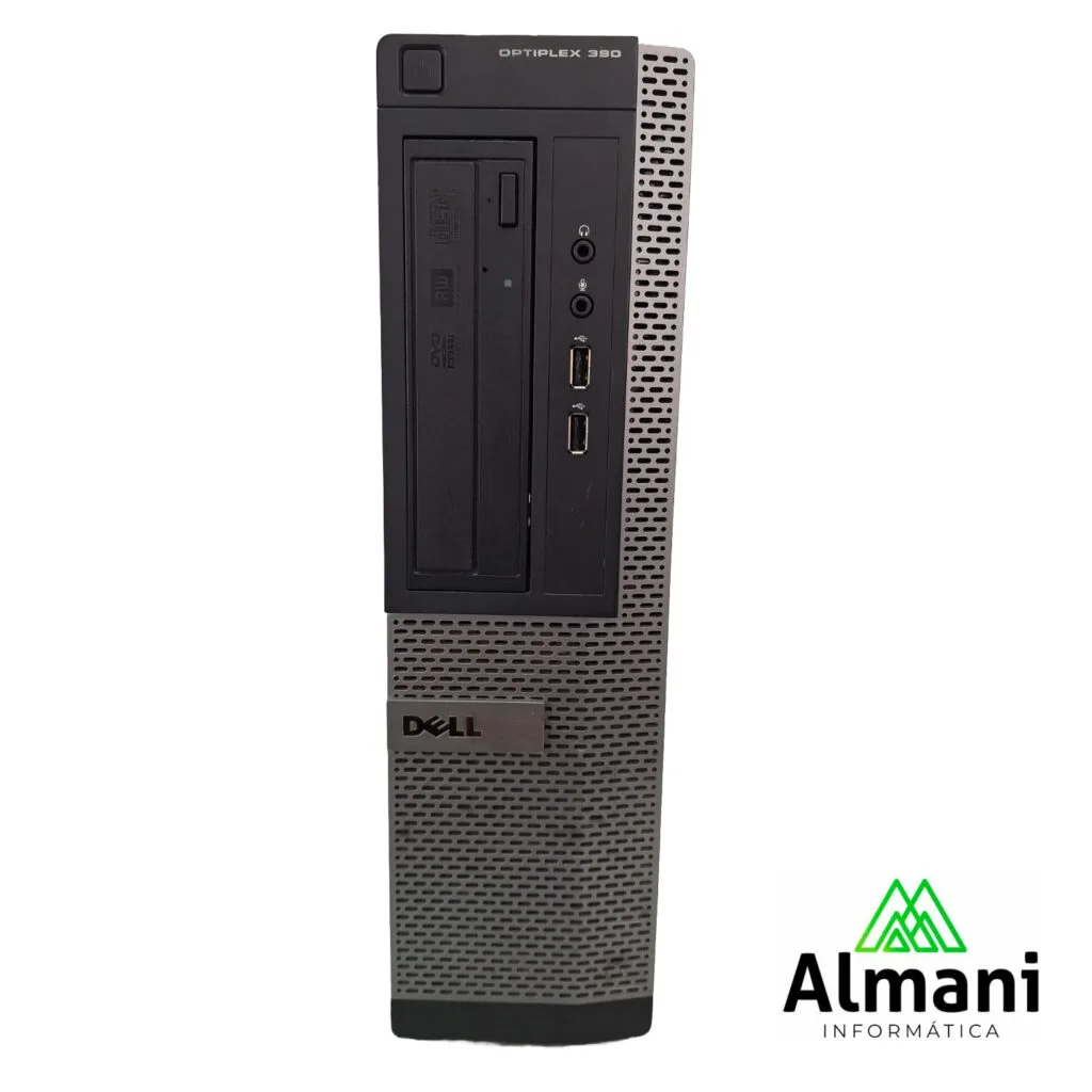 DESKTOP DELL OPTIPLEX 390 CORE I3 2100 SSD 512 GB 4 GB RAM - WIN10 PRO - SFF