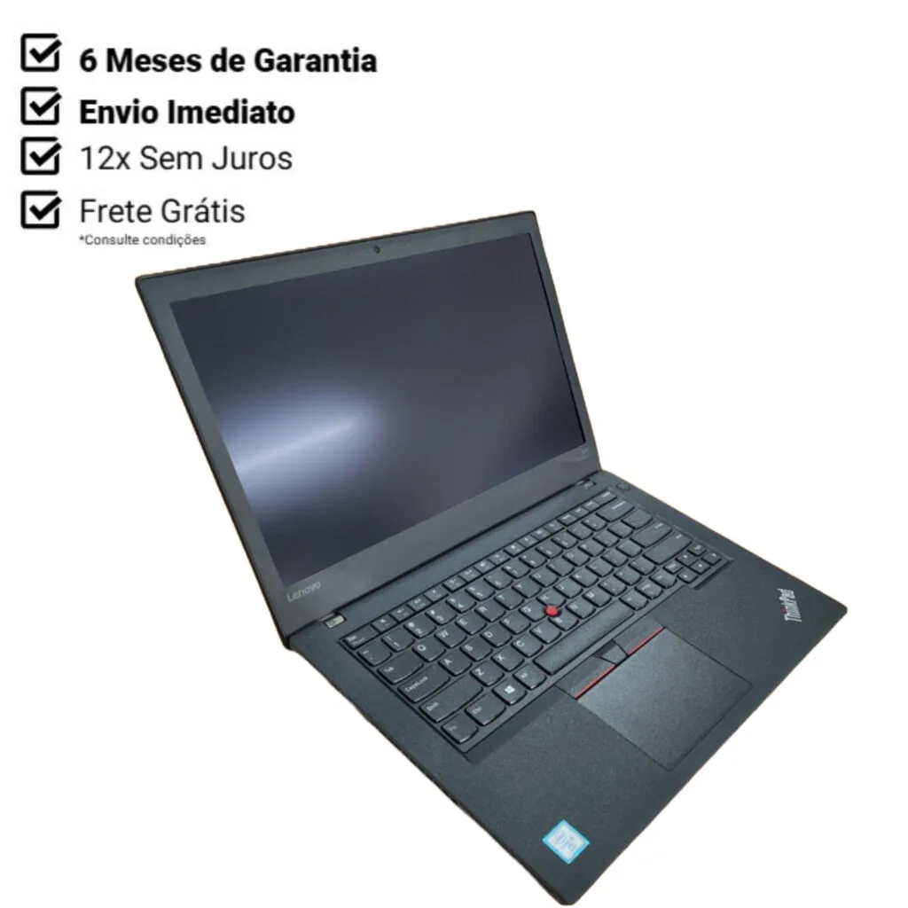 NOTEBOOK LENOVO T470 CORE I5 6300U SSD 256 GB 8 GB RAM - WIN10 PRO